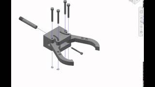 explosion hand gripper animation