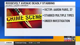 Caddo coroner identifies man fatally stabbed in Stoner Hill neighborhood