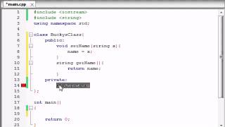 13 – Using Variables in Classes