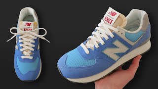 HOW TO LACE NEW BALANCE - STANDARD WAY | New Balance 574 Lace Styles