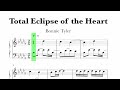 Bonnie Tyler - Total Eclipse of the Heart  Sheet Music