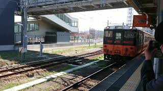 キハ66 67ハウステンボスライナー早岐駅発車