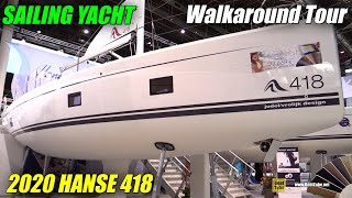 2020 Hanse 418 Sailing Yacht - Walkaround Tour - 2020 Boot Dusseldorf