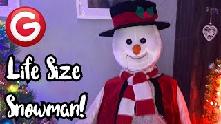 Gemmy Animated Life Size Singing and Dancing Snowman Restoration! 🎄