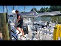 dousing the mainsail