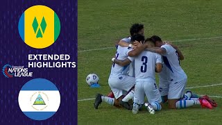 St. Vincent & the Grenadines vs. Nicaragua: Extended Highlights | CONCACAF NL | CBS Sports Golazo