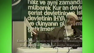 Beyatsısın arkasında Namaz - Halife Cemâleddin Hocaoglu (Kaplan)