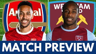 ARSENAL VS WEST HAM PREVIEW + PREDICTED LINE UP