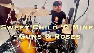 Sweet Child ‘O Mine - Guns & Roses , Drum cover by Aarav Chokshi.