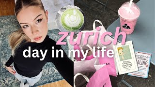 grwm, thrift haul \u0026 book picks | a girly day in zurich (vlog)