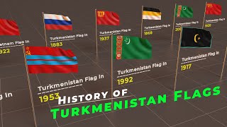 Timeline :- History of Turkmenistan | Evolution of Turkmenistan Flag | Flags of the world |