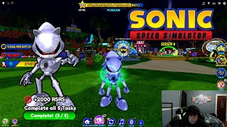 Chrome Metal Sonic Update (Sonic speed simulator)