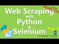 Python Selenium Tutorial #3 - Web Scraping to Excel