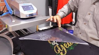 Making Christmas T-Shirt With SpangleElite Bling Machine