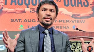MANNY PACQUIAO IN DEPTH ON ERROL SPENCE INJURY; FIGHTING CANELO & CRAWFORD & RUNNING FOR PRESIDENT