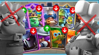 😵 PERFECT BIG NERF? NEW BALANCE UPDATE / Clash Royale