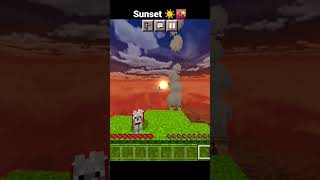 Sunset||Minecraft||#NotSayu#Gamerfleet #Technogamerz #totalgaming