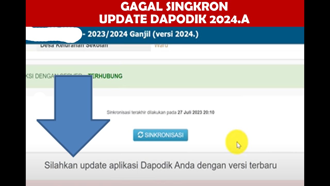 Update Dapodik 2024 A - YouTube