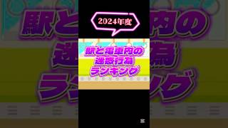 【鉄道ニュース】駅と電車内の迷惑行為ランキング2024年度🥺（📝2024.12.19一般社団法人 日本民営鉄道協会 発表）