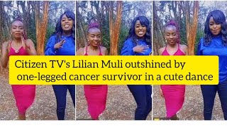 Citizen TV's Lilian Muli outshined, by crippled lady in a cute dance