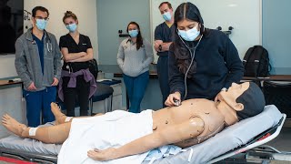 UNE Interprofessional Simulation Lab for Physician Assistant Program