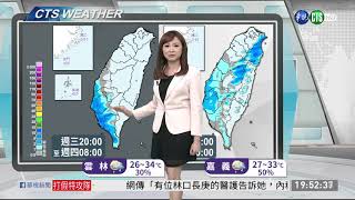 10縣市大雨特報 高溫炎熱防中暑 | 華視新聞 20200708