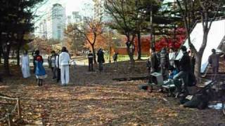 Filming in Bucheon Central Park, Korea