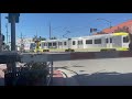 LA Metro L Gold Line Union Station Bound Light Rail Train Arriving At South Pasadena: (01/20/2022)