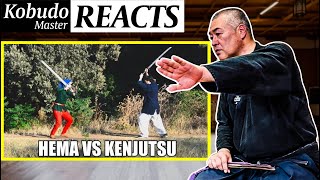 Kobudo Master Reacts to Metatron's "HEMA VS KENJUTSU"