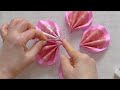 how to make origami plum blossom peach blossom and ball wall hanging decorations