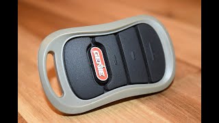 Genie garage door opener remote battery change - EASY DIY