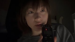 ASMR Super close mouth sounds + inaudible whispering