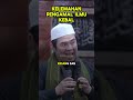 kelemahan pengamal ilmu kebal ustaz amin kuliah