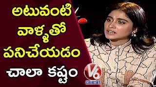 Regina Cassandra Shares Her Working Experience With Tollywood Heroes | Muchata | V6 Telugu News