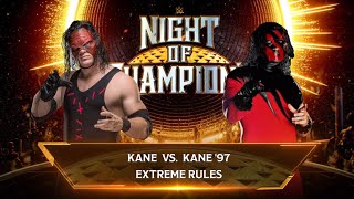 WWE 2k24 Kane vs Kane full game play (PS5)