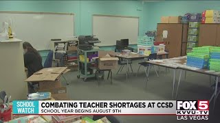 Combating teacher shortages in CCSD