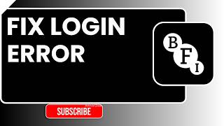 How to Fix Login Error in BFI Player 2026 | Quick Sign In Fix Guide
