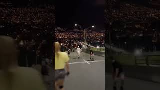 Friday night skate on an empty highway in Medellín, Colombia