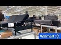 WALMART FURNITURE SOFAS FUTONS CHAIRS TABLES DRESSERS DECOR SHOP WITH ME SHOPPING STORE WALK THROUGH