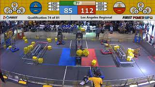 Qual 74 - 2018 Los Angeles Regional