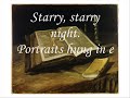 don mclean vincent starry starry night with lyrics