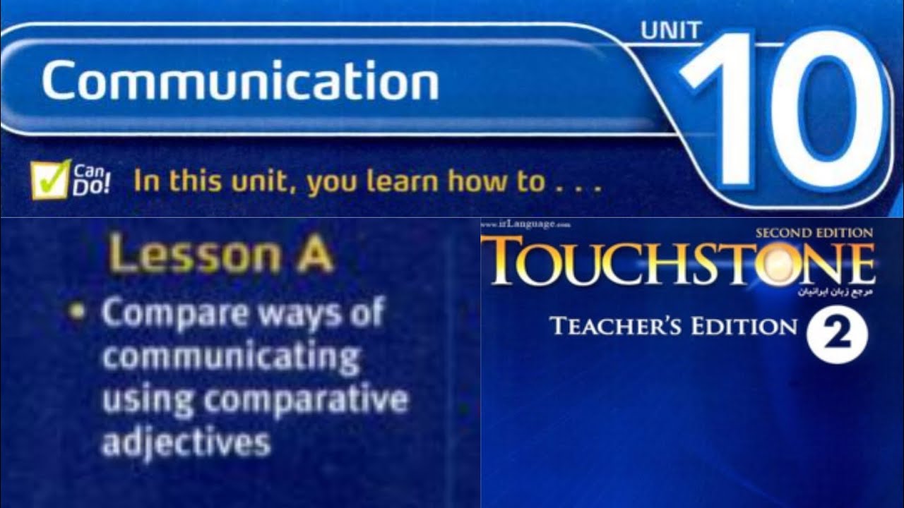 Book 2 Unit 10 Lesson A Youtube