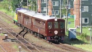 JR富良野線「富良野・美瑛ノロッコ号」富良野駅到着 JR Hokkaido Furano Line \