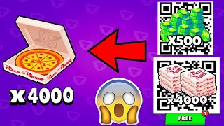 ALL NEW 🥳 WORKING QR CODES AND FREE PIZZA SLICES!🎁| BRAWL STAR QR CODE 2024 | BRAWL STARS NEW UPDATE