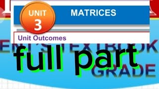 mathematics grade 11 unit 3 full part