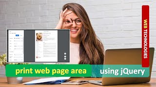 Print Web Page Area Using Jquery | How to Print Specific Area of Web Page Using Jquery