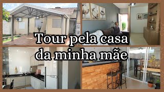 TOUR pela CASA da MINHA MÃE de 60 m² 🏡 CASA LINDA e ACONCHEGANTE 🥰 Cozinha ampla e área gourmet!!