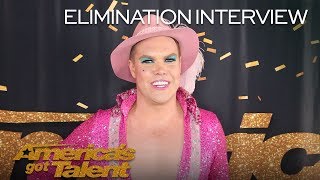 Elimination Interview: Hans Thanks His Fans For Praying For Him - America's Got Talent 2018