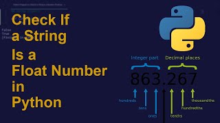 Check If a String Is a Float Number in Python | Python Examples | Python Coding Tutorial | Interview