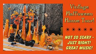 2024 HALLOWEEN VINTAGE THRIFTED HOME TOUR, No.2 | Not Scary, But a Relaxing Time with Music!